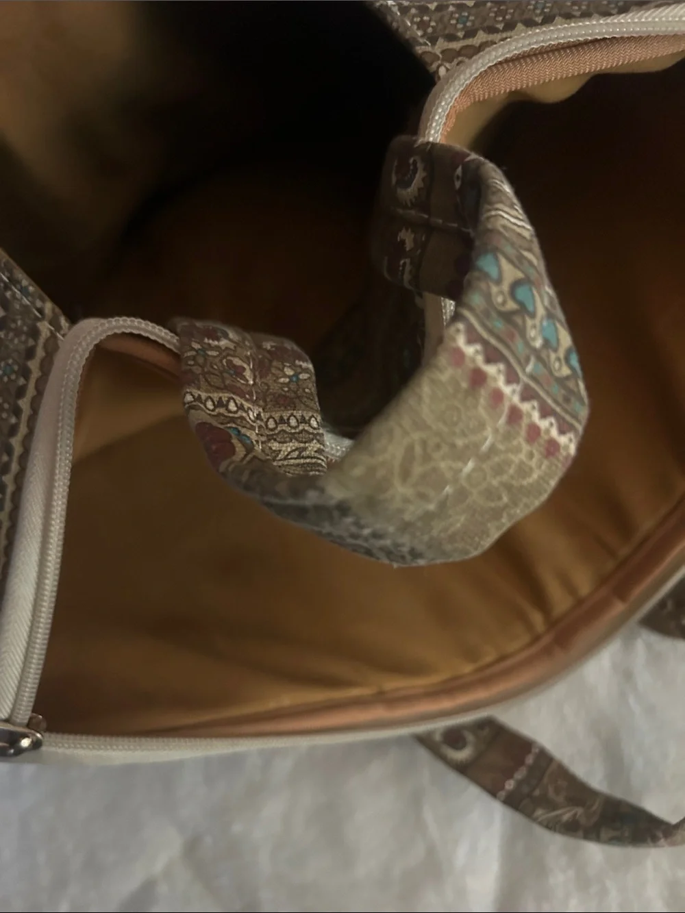 Dachfee Patterned Brown Laptop/Briefcase Bag